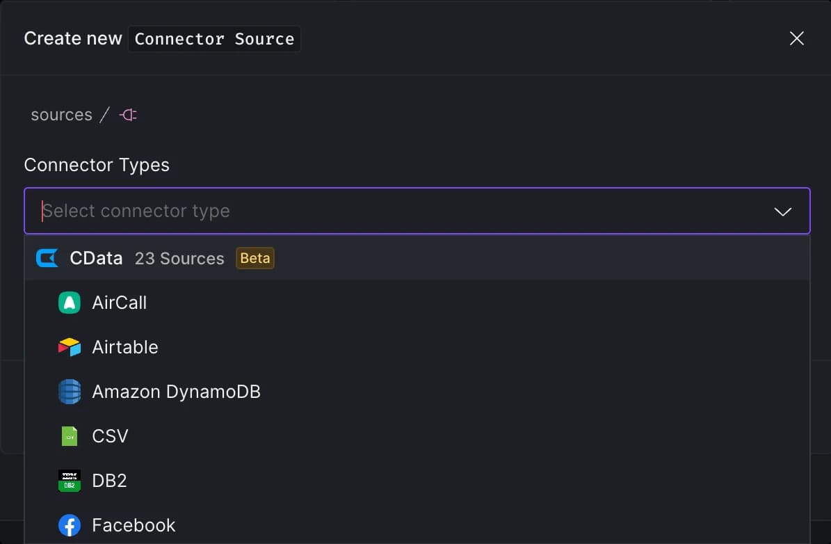 Introducing CData connectors for data ingestion (Public Beta)