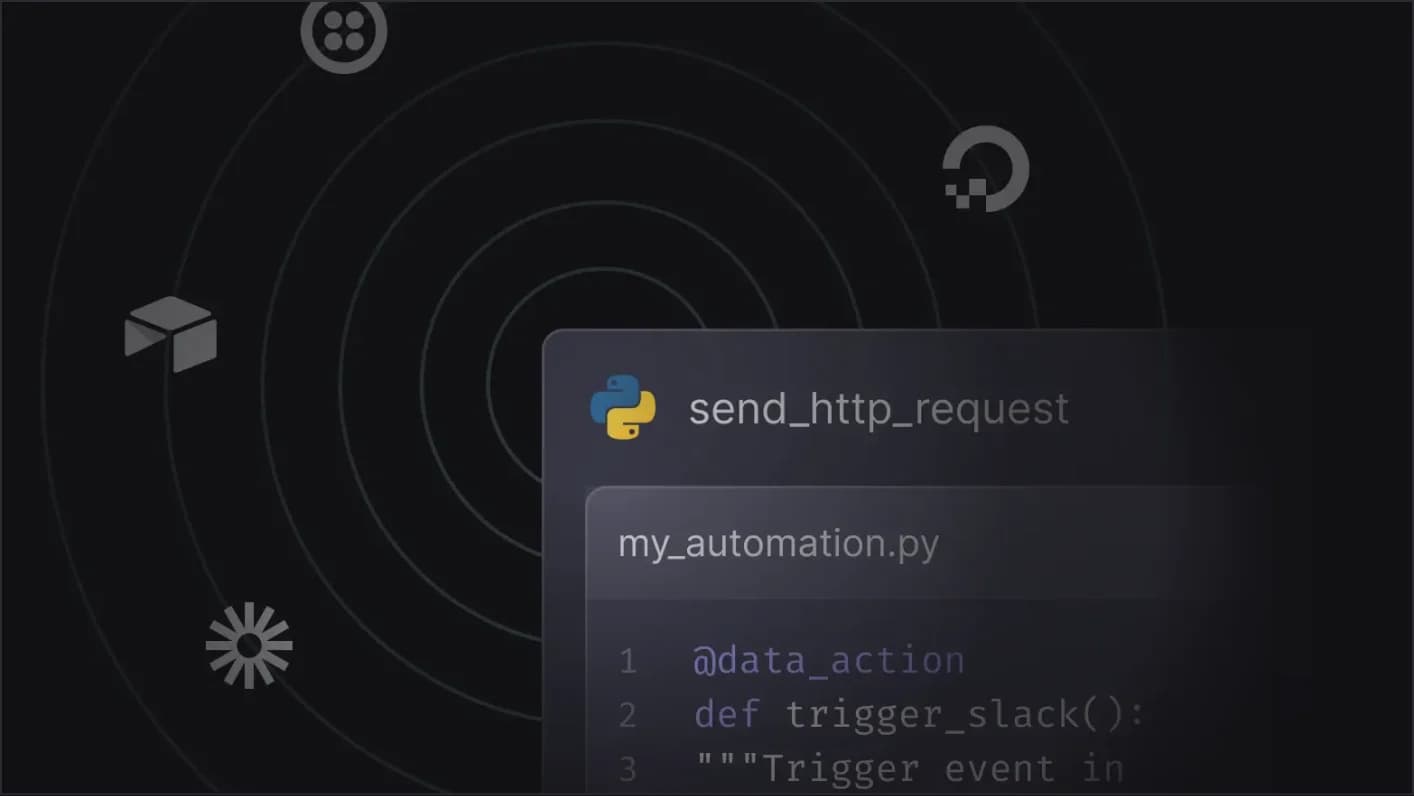 Python actions