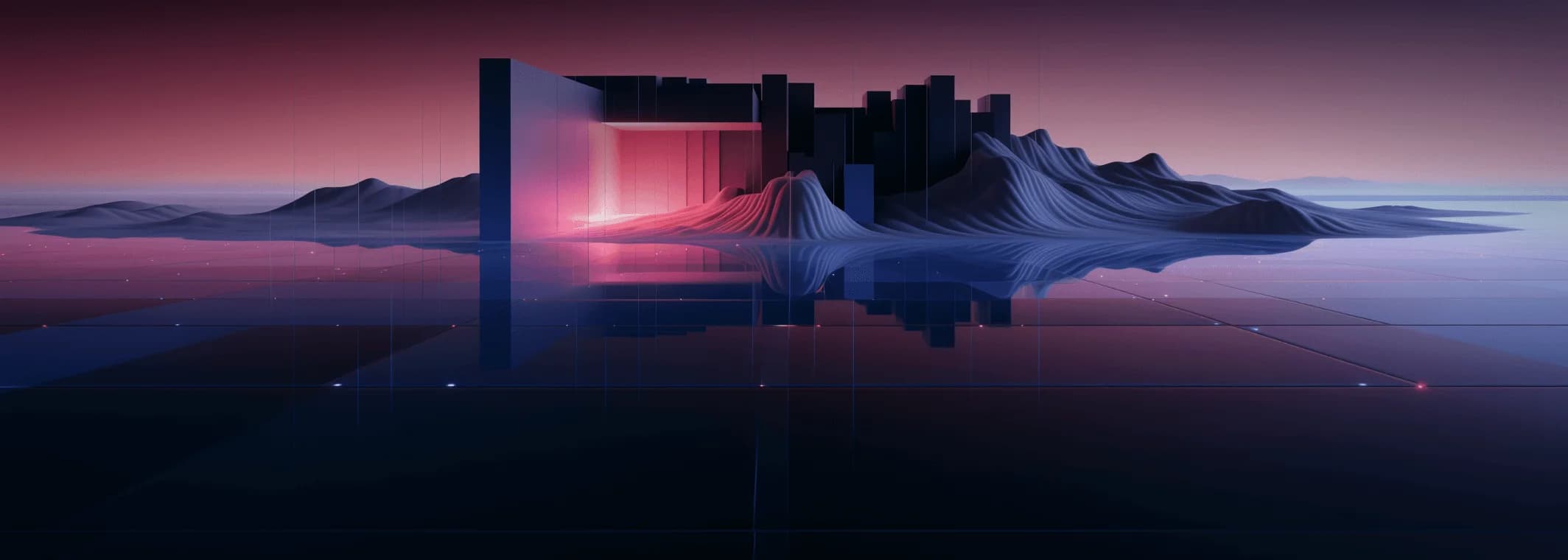 Futuristic landscape