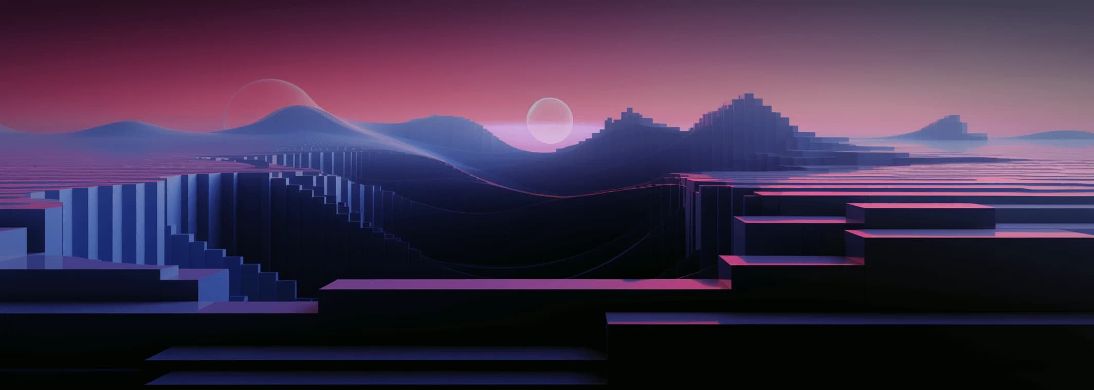 Futuristic landscape