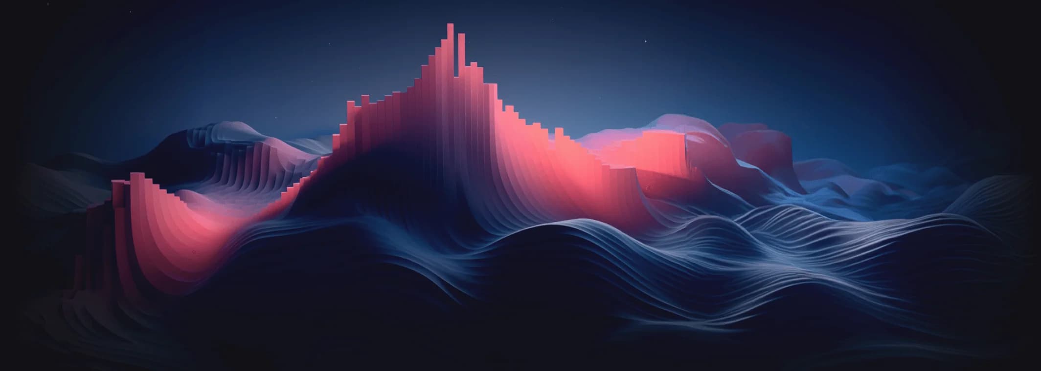 Futuristic landscape