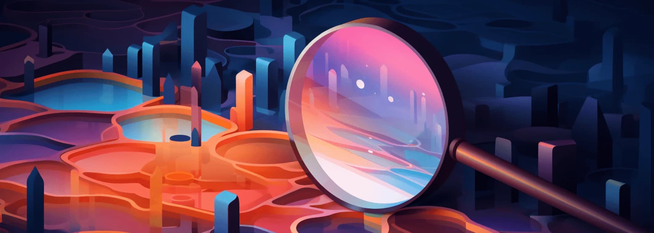Futuristic landscape