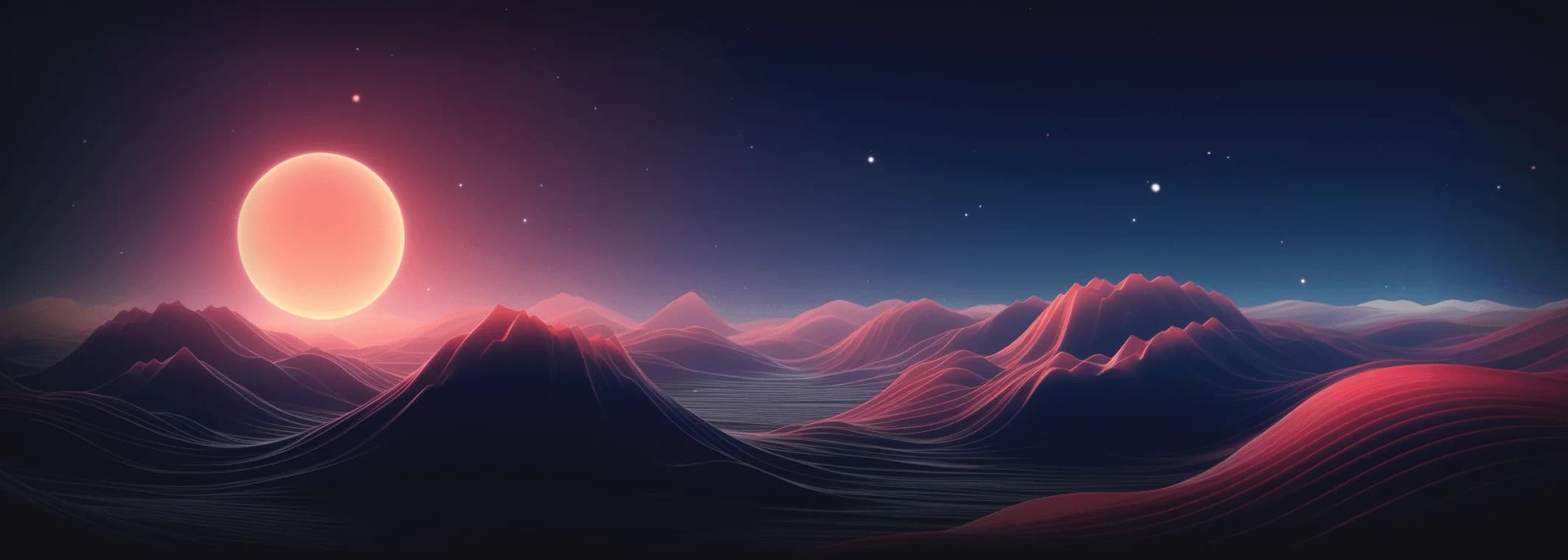 Futuristic landscape