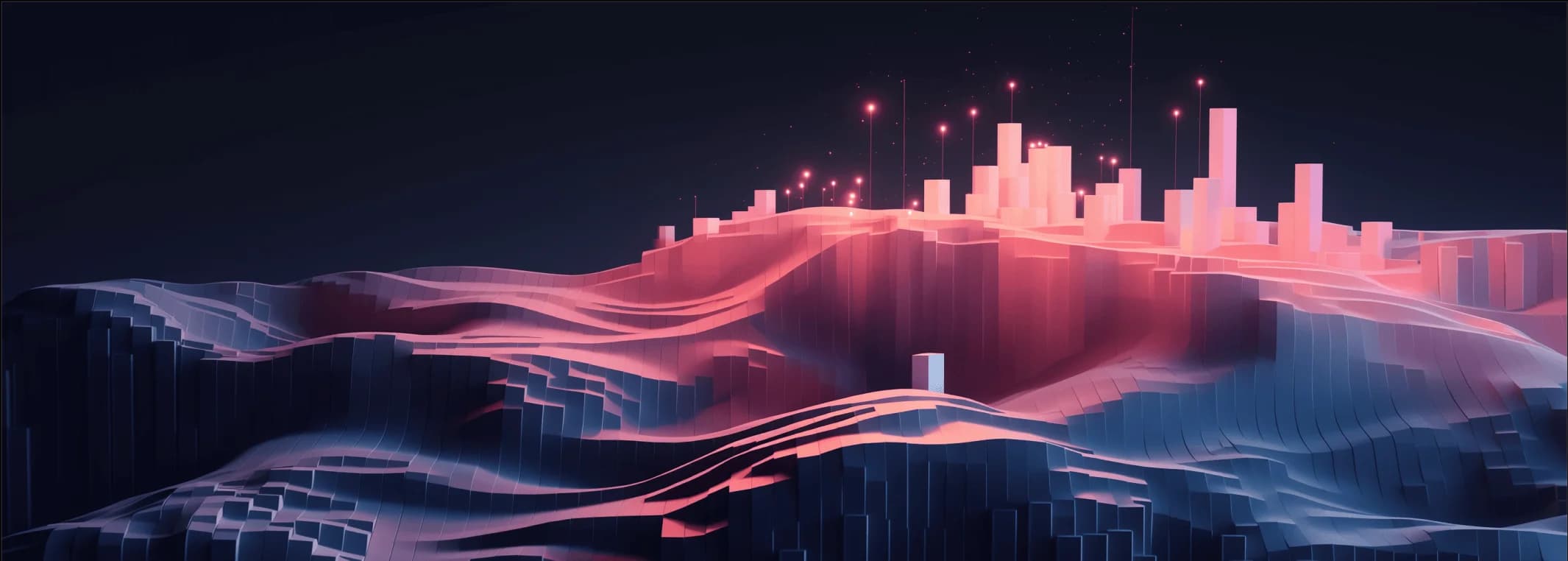 Futuristic landscape