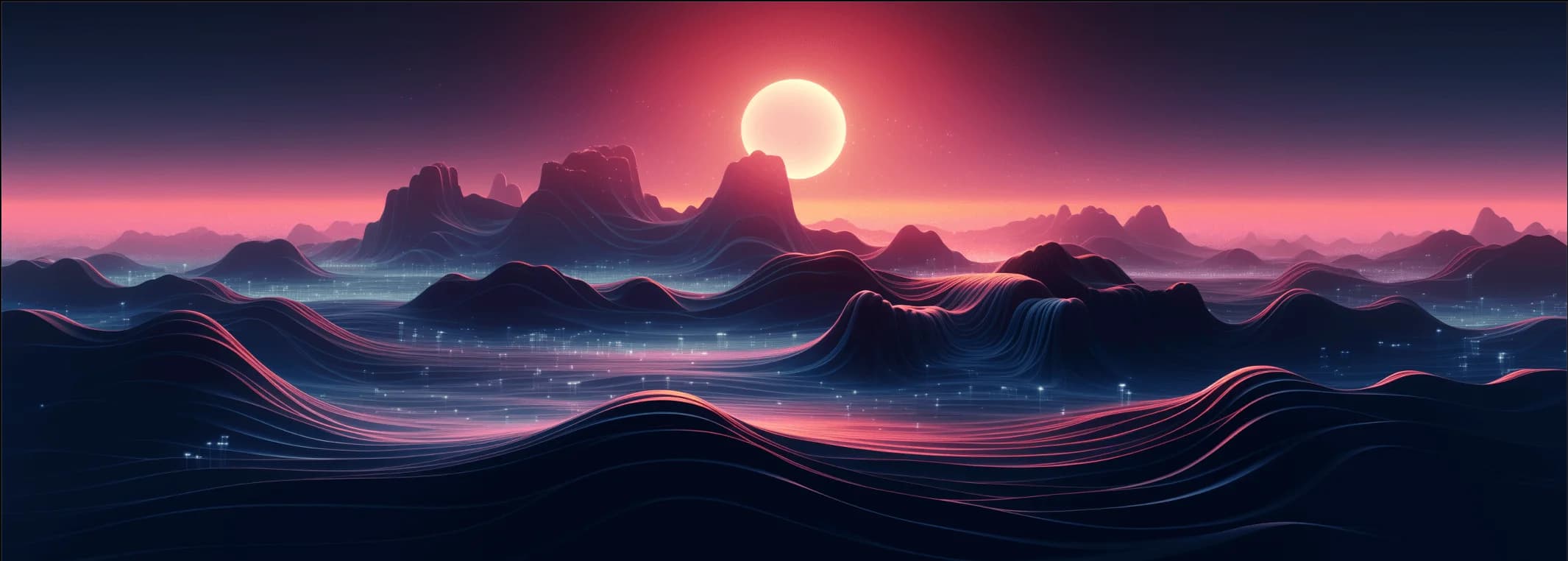 Futuristic landscape