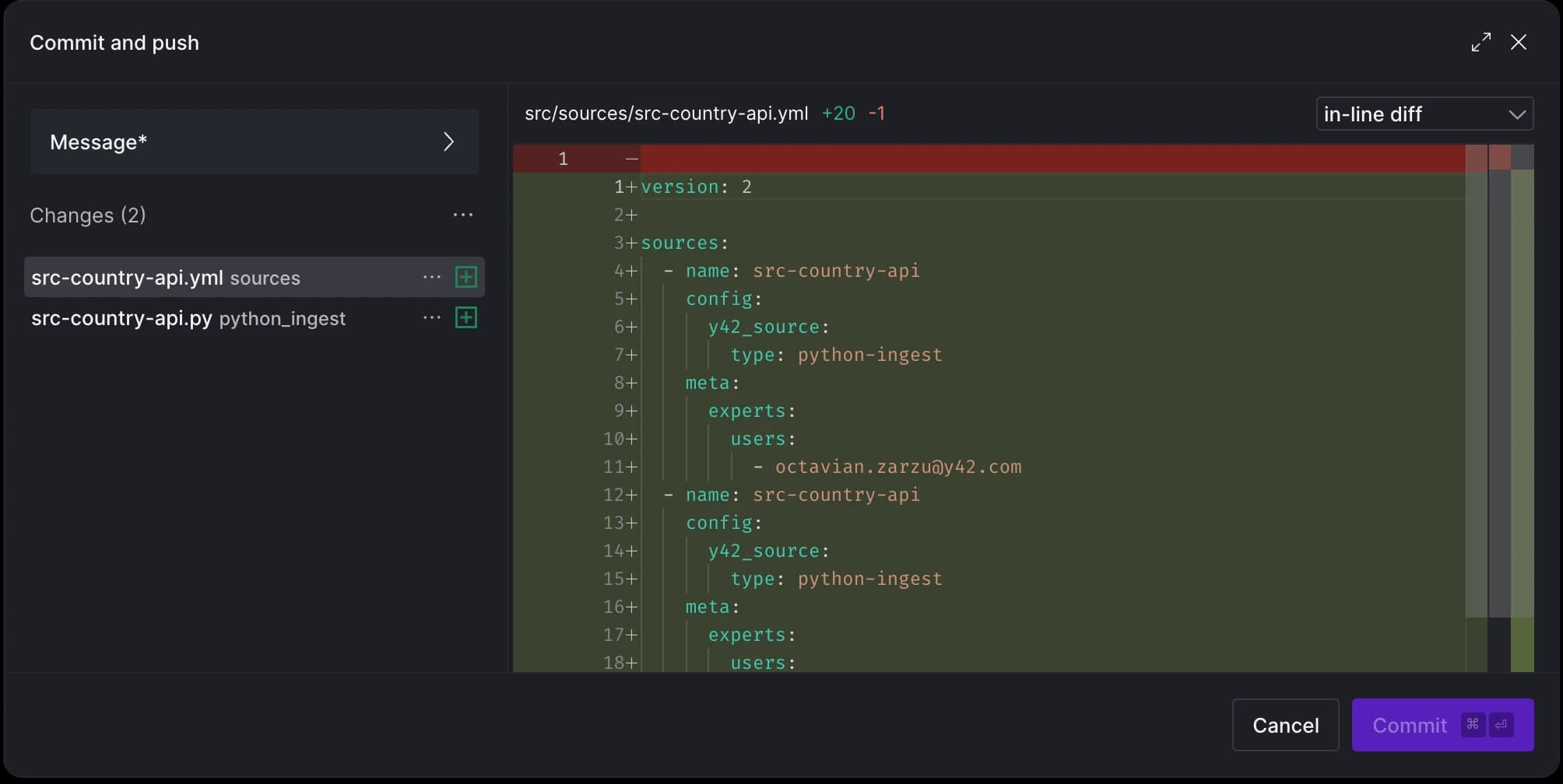 Committing Python asset.