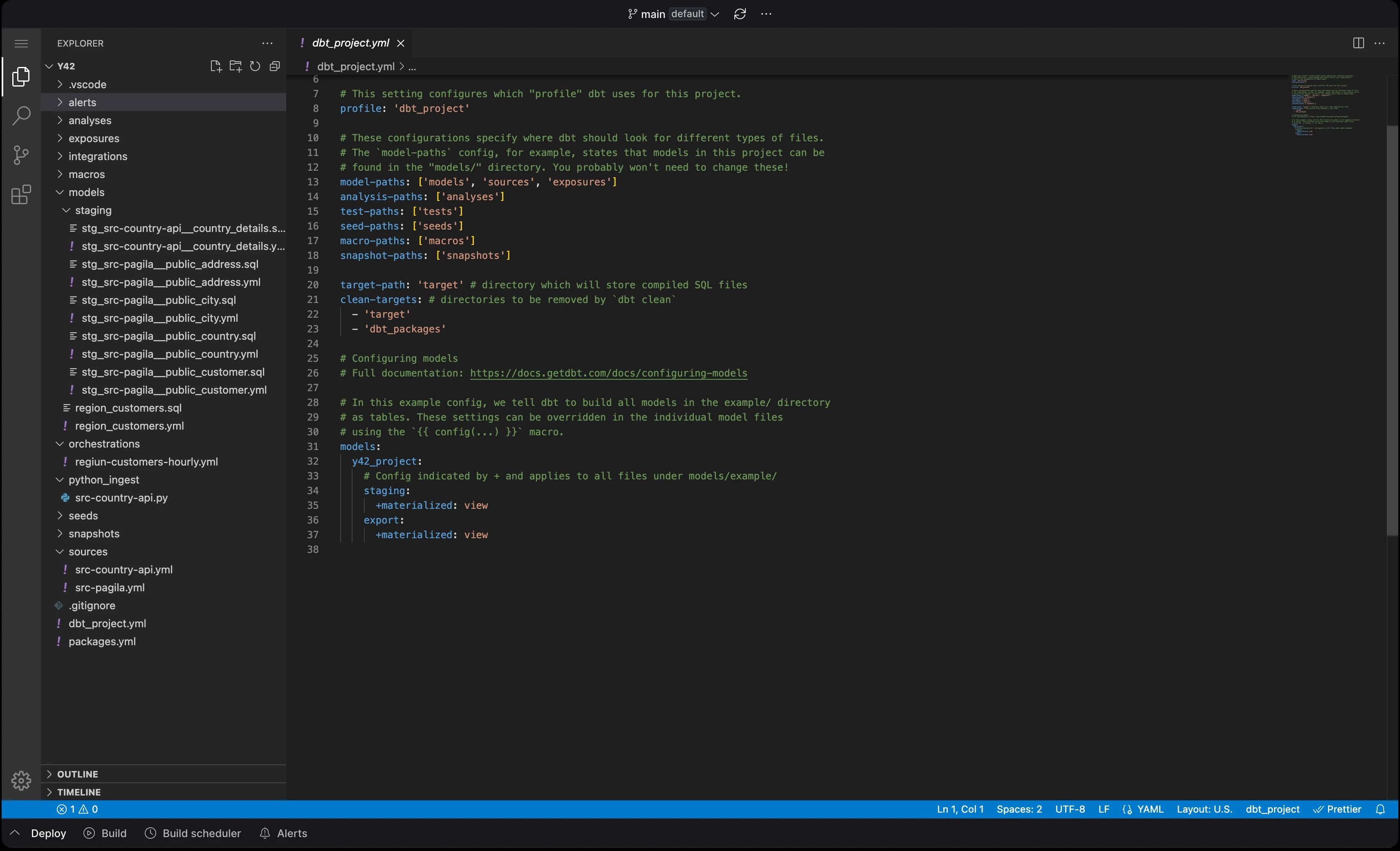 Code editor.