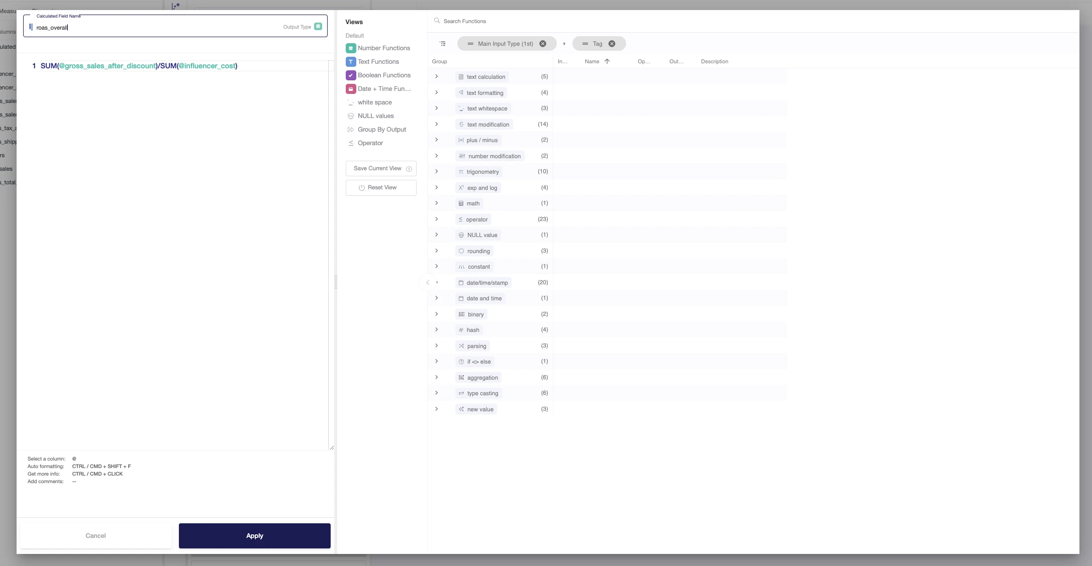 Y42 visualization layer.