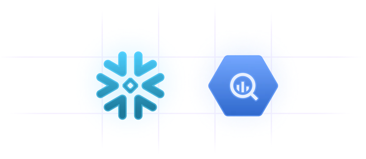 Y42 supports Snowflake and BigQuery data warehouses